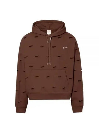 x JACQUEMUS Swoosh Hood Kakao Wow - NIKE - BALAAN 1