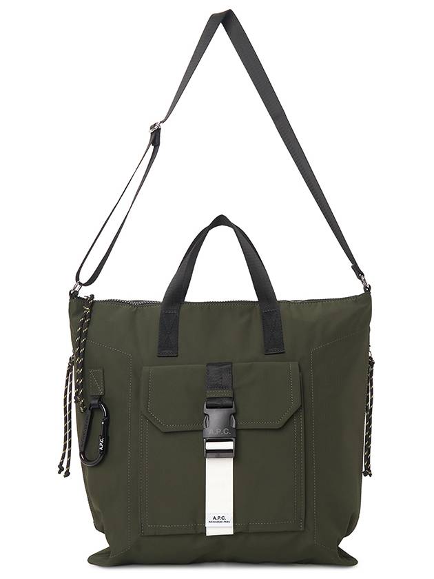 Treck Tote Bag Dark Khaki - A.P.C. - BALAAN 7