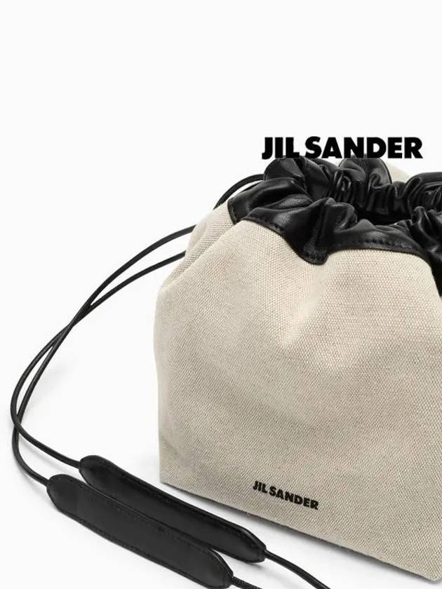 Drawstring Cross Bag Beige - JIL SANDER - BALAAN 6