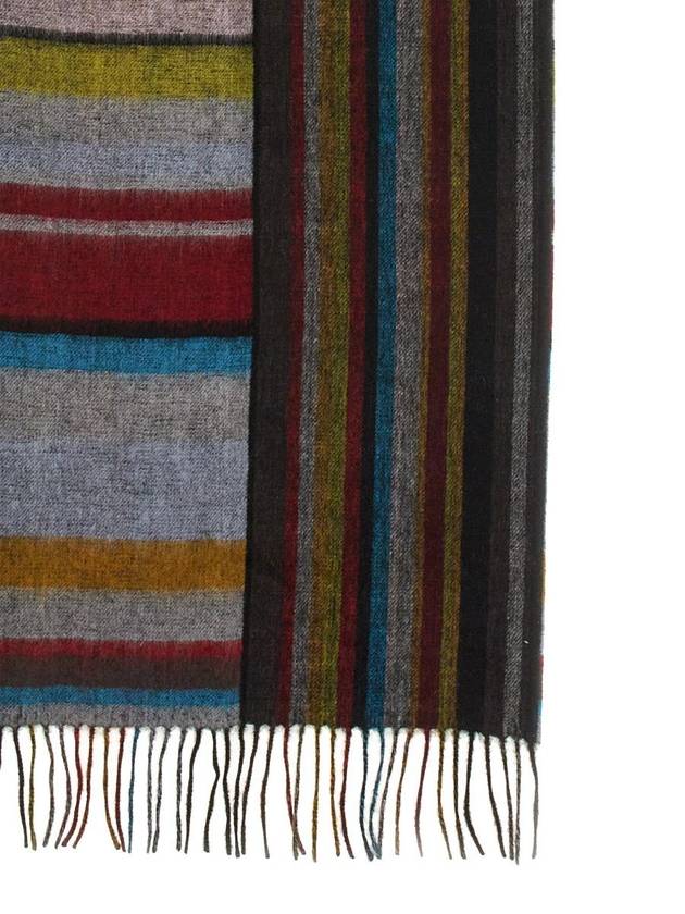 Striped Cashmere Wool Muffler - PAUL SMITH - BALAAN 3