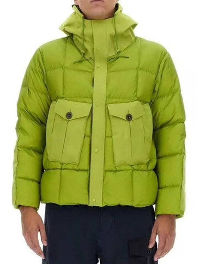 Tempest Combo Down Jacket Green - TEN C - BALAAN 2