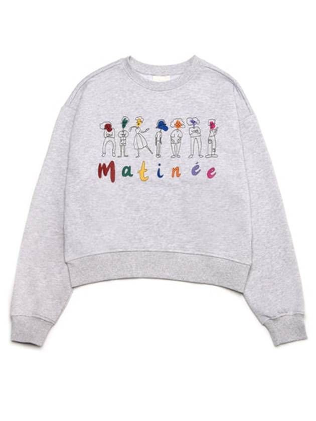 Brushed Options Matinee Family Sweat Shirts MELANGE GRAY - LE SOLEIL MATINEE - BALAAN 8