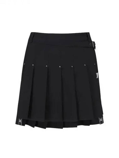 Anew Women s Buckle D Eco RATIOIN Pleated Skirt BK Domestic Product GQCY23052324669 - ANEWGOLF - BALAAN 1