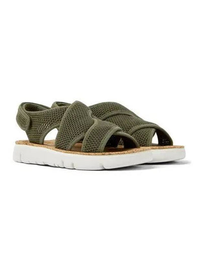 Oruga Textile Sandals Green - CAMPER - BALAAN 2