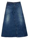 Y Project Denim Maxi Skirt WJEAN41S24 VINTAGE NAVY - Y/PROJECT - BALAAN 10