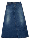 Y Project Denim Maxi Skirt WJEAN41S24 VINTAGE NAVY - Y/PROJECT - BALAAN 8