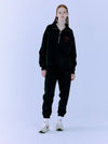 F logo embroidered jogger pants Black - FANGOH - BALAAN 3