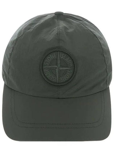 Logo Patch Ball Cap Khaki - STONE ISLAND - BALAAN 1