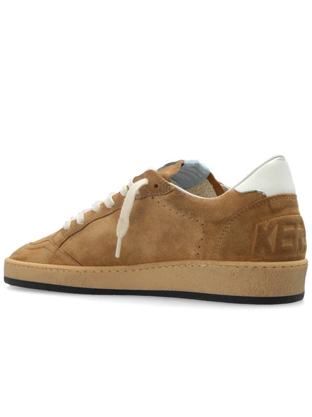 Ball Star Suede Low Top Sneakers Brown - GOLDEN GOOSE - BALAAN 6