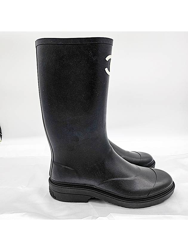 Rain Boots Rubber Black G39620 - CHANEL - BALAAN 2