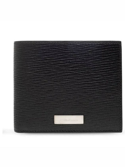 Dual Tone Half Wallet Black - SALVATORE FERRAGAMO - BALAAN 2