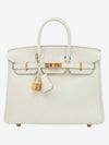 Birkin 25 Bag Togo Gold Hardware Mushroom - HERMES - BALAAN 2