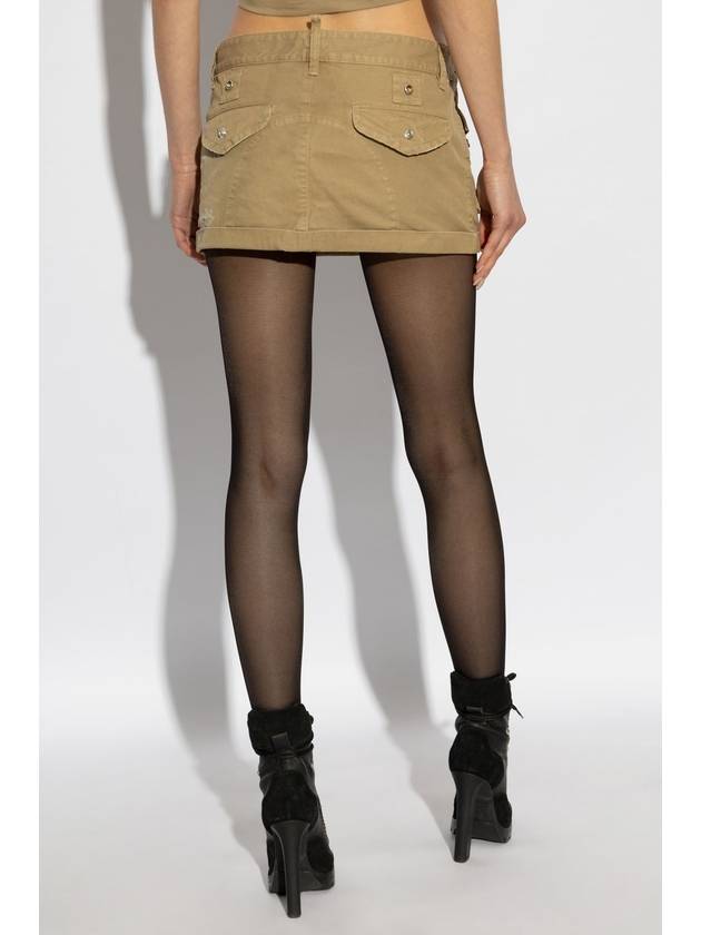 Dsquared2 Short Skirt, Women's, Beige - DSQUARED2 - BALAAN 4