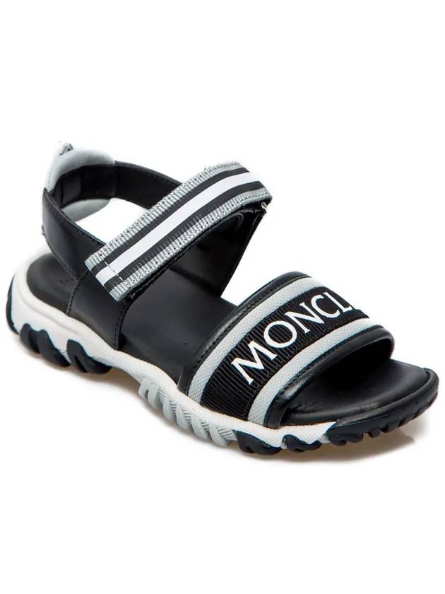 Kids Women Logo Embroidered Sandals 4L700 00 02SU0 998 - MONCLER - BALAAN 3