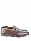 Horsebit Web Leather Loafer 8 270 - GUCCI - BALAAN 6