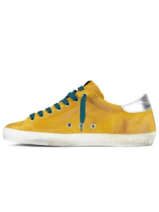 Superstar Suede Silver Tab Low Top Sneakers Orange - GOLDEN GOOSE - BALAAN 3