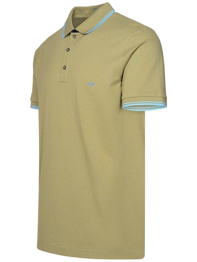 Fay Polo Shirt In Green Cotton Blend - FAY - BALAAN 2