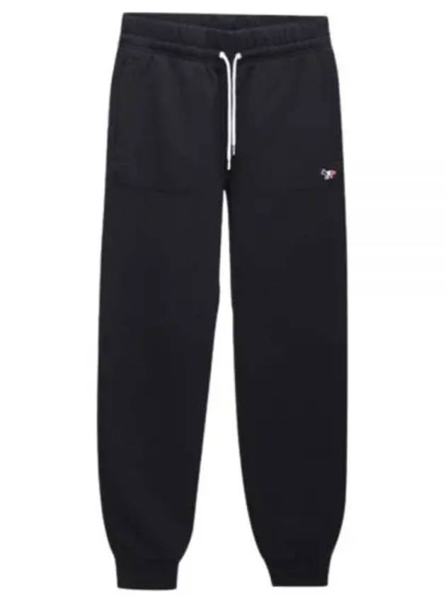 Men's Tricolor Fox Patch Track Pants Black - MAISON KITSUNE - BALAAN 2