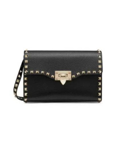 Rockstud Cross Bag Black - VALENTINO - BALAAN 2