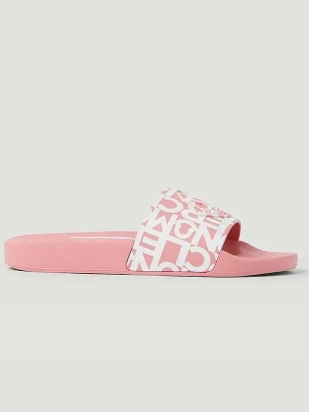 Jeanne Logo Print Slippers Pink - MONCLER - BALAAN 2