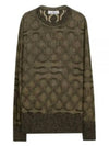 Squiggle Viscose Knit Top Black Gold - VIVIENNE WESTWOOD - BALAAN 2