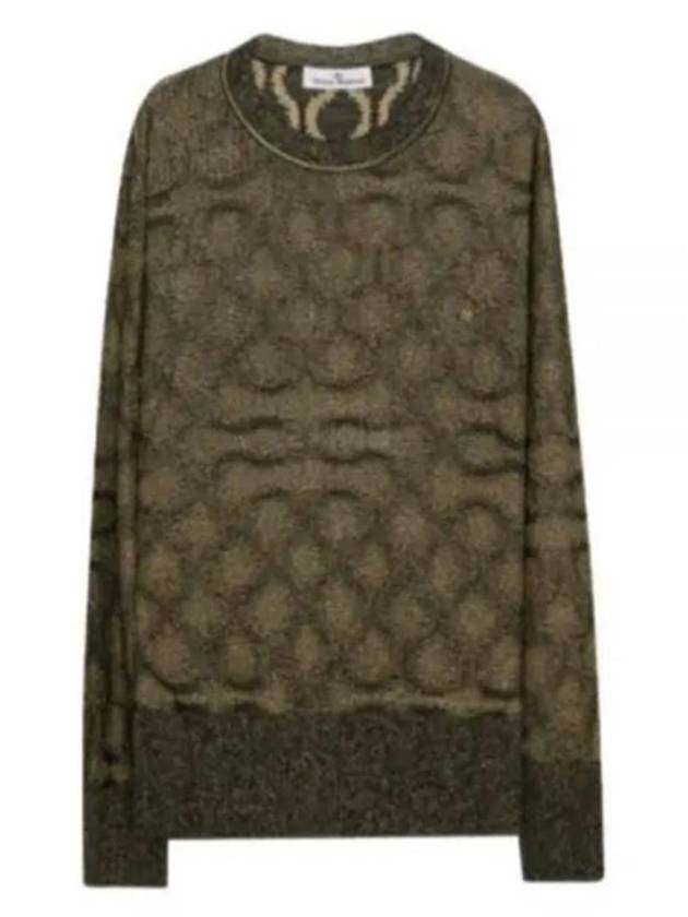 Squiggle Viscose Knit Top Black Gold - VIVIENNE WESTWOOD - BALAAN 2