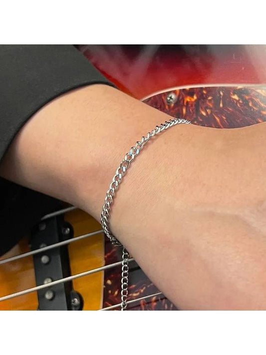 Men s Bracelet Thin Chain Surgical CLEF 808 BASS BRC - BASSCLEF - BALAAN 1