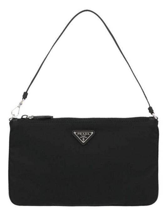 Re-Nylon Trim Mini Shoulder Bag Black - PRADA - BALAAN 2