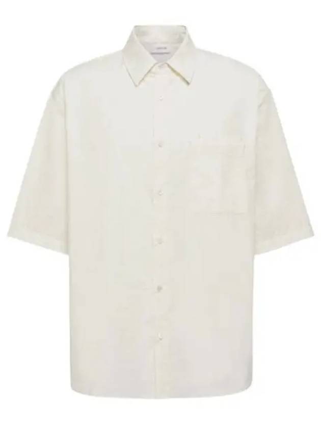 Double Pocket Short Sleeve Ivory - LEMAIRE - BALAAN 2