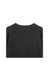 Crew neck wool knit PARKE SNM 1044 COAL - STUDIO NICHOLSON - BALAAN 4