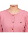 Bea Cropped Cardigan Bubblegum - VIVIENNE WESTWOOD - BALAAN 7