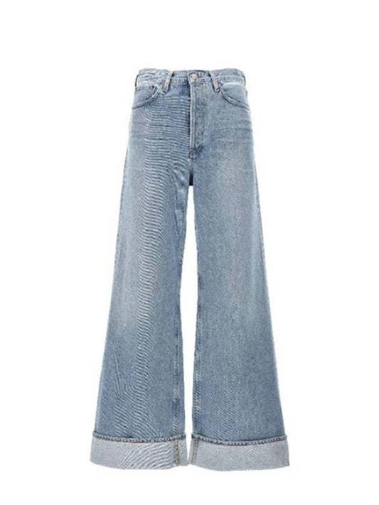 Denim Straight Jeans Blue - AGOLDE - BALAAN 2