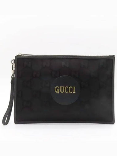 625598 Black color off the grid pouch and clutch wrist strap - GUCCI - BALAAN 1