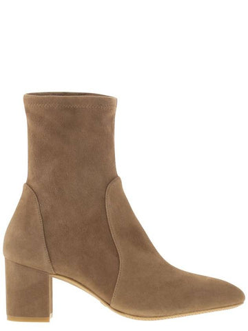 YULIANA 60 - Suede Leather ankle boot - STUART WEITZMAN - BALAAN 1