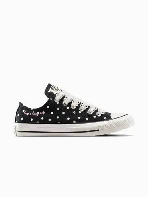 Chuck Taylor All Star Polka Dot Low Top Sneakers Black - CONVERSE - BALAAN 2