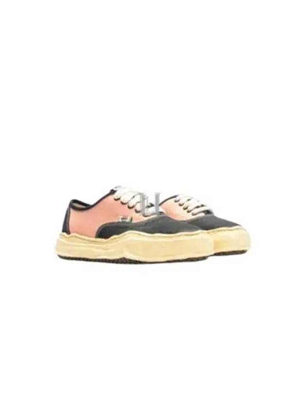 Baker VL OG Sole Canvas Low Top Sneakers Black Pink - MIHARA YASUHIRO - BALAAN 2