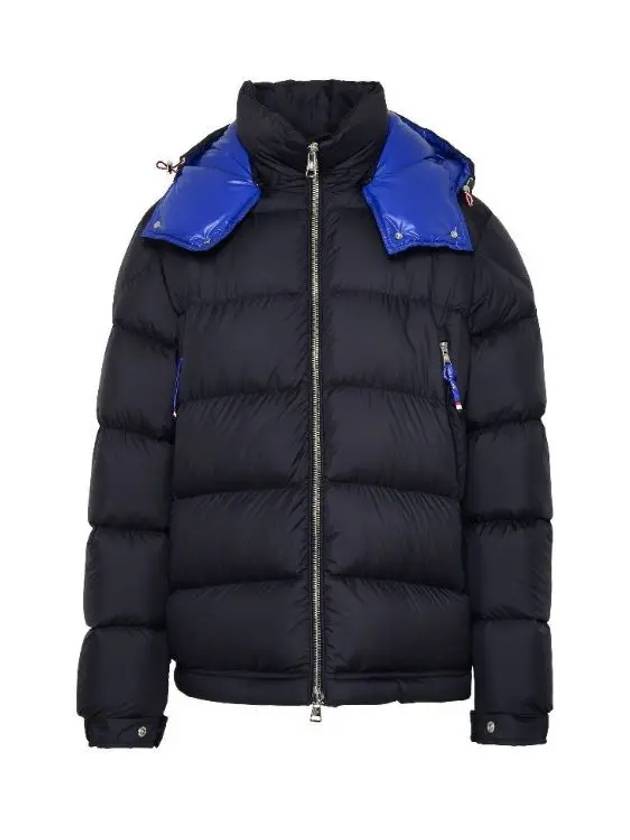 Men's Poirier Short Down Padding Navy - MONCLER - BALAAN 2