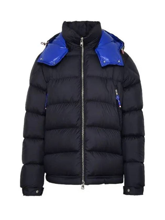 Men's Poirier Short Down Padding Navy - MONCLER - BALAAN 2