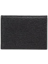 Salvatore Revival Gancini Bicolor Card Wallet Black - SALVATORE FERRAGAMO - BALAAN 4