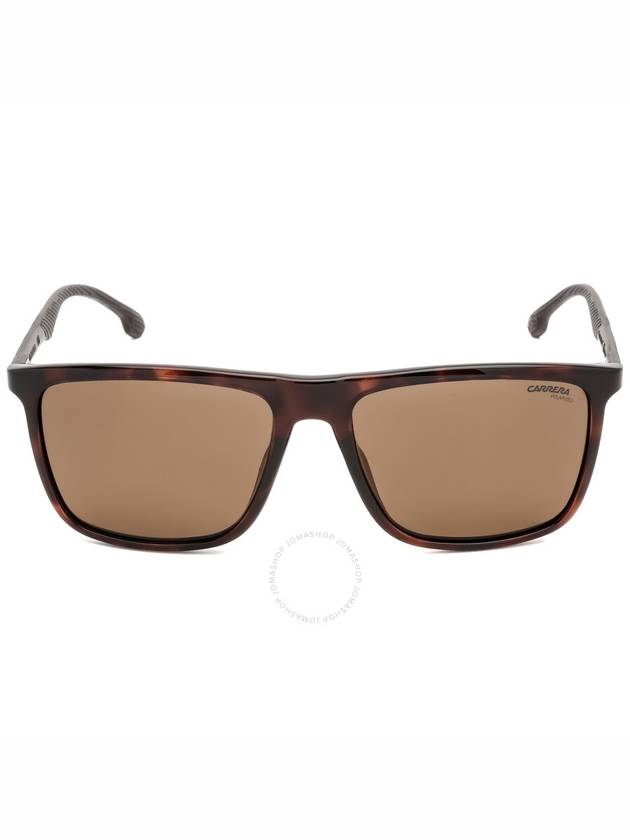 Carrera Polarized Bronze Rectangular Men's Sunglasses CARRERA 8032/S 0086/SP 57 - CARRERA - BALAAN 1