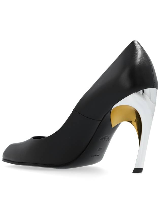 Armadillo Leather Pumps Black - ALEXANDER MCQUEEN - BALAAN 6