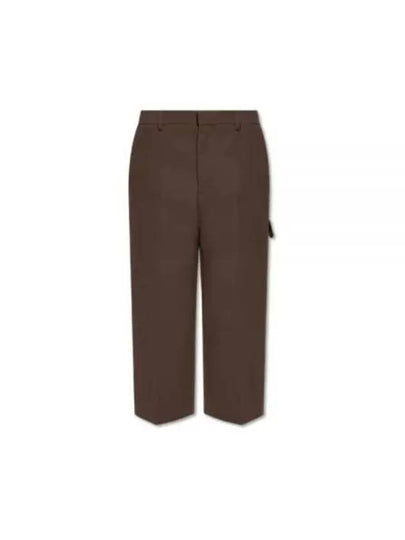 Flap Pocket Bermuda Shorts Brown - AMI - BALAAN 2