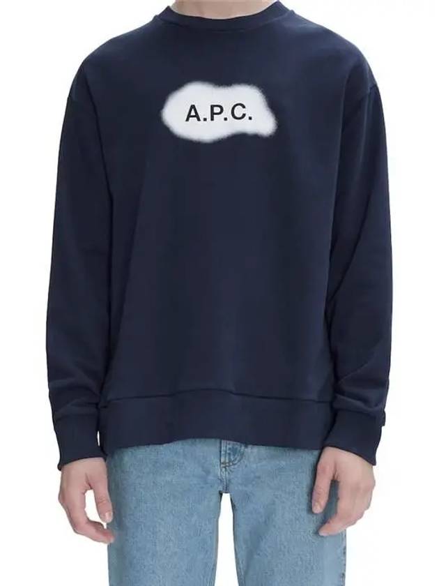 Alastor Logo Sweatshirt Navy - A.P.C. - BALAAN 3