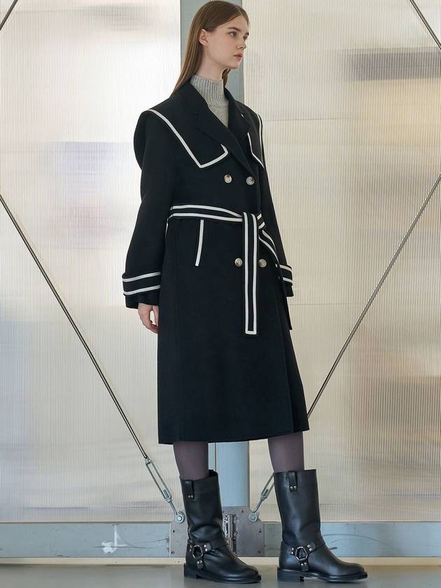 Sailor Handmade Coat Black - MITTE - BALAAN 3