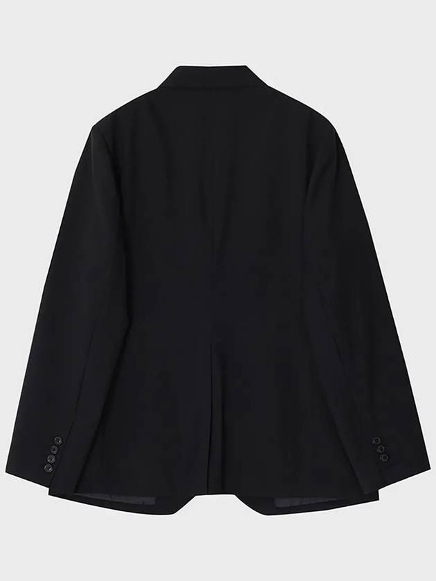 Summer Single Tailored Jacket Black - NOIRER FOR WOMEN - BALAAN 10