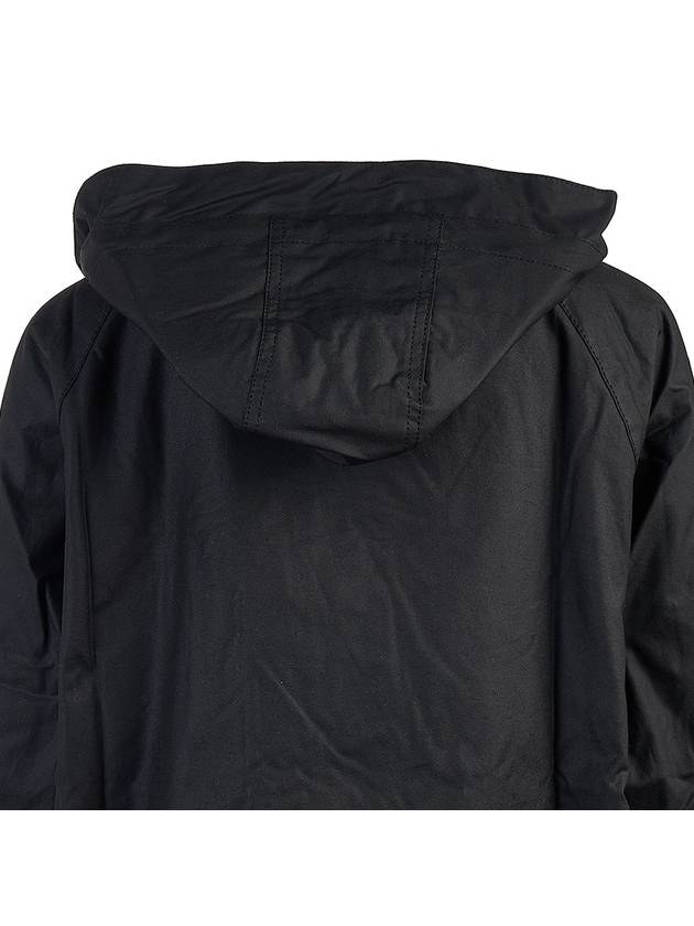 Arley Wax Hooded Jacket Black - BARBOUR - BALAAN 6