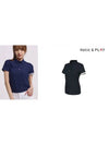 simple collar short sleeve t-shirt HA2WTS006NY - HOLIC&PLAY - BALAAN 3