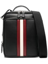 Mythos Leather Cross Bag Red Black - BALLY - BALAAN 1