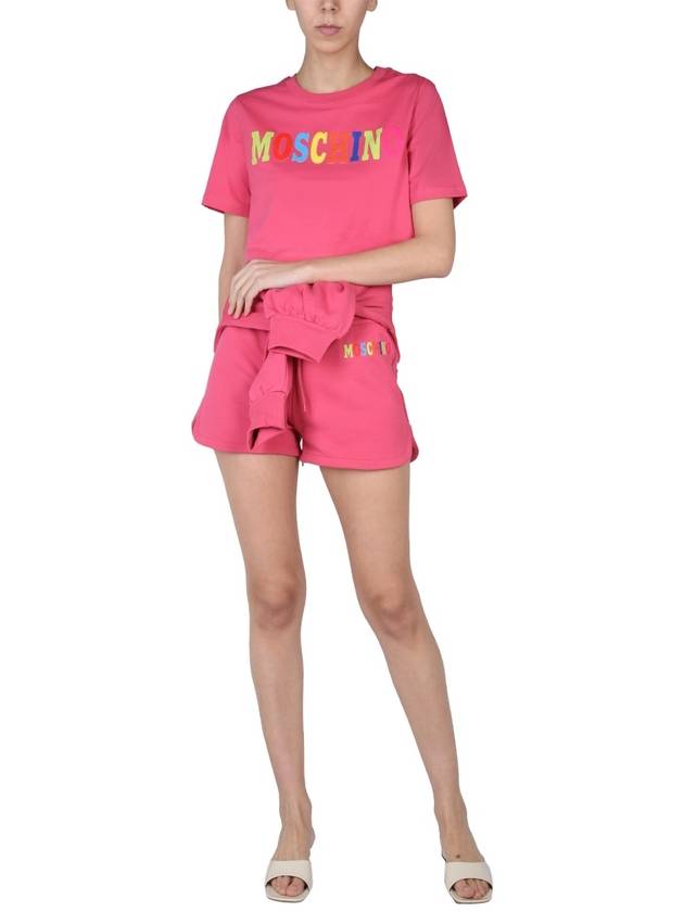 Multicolor Logo Shorts 033105282206 B0040175480 - MOSCHINO - BALAAN 3