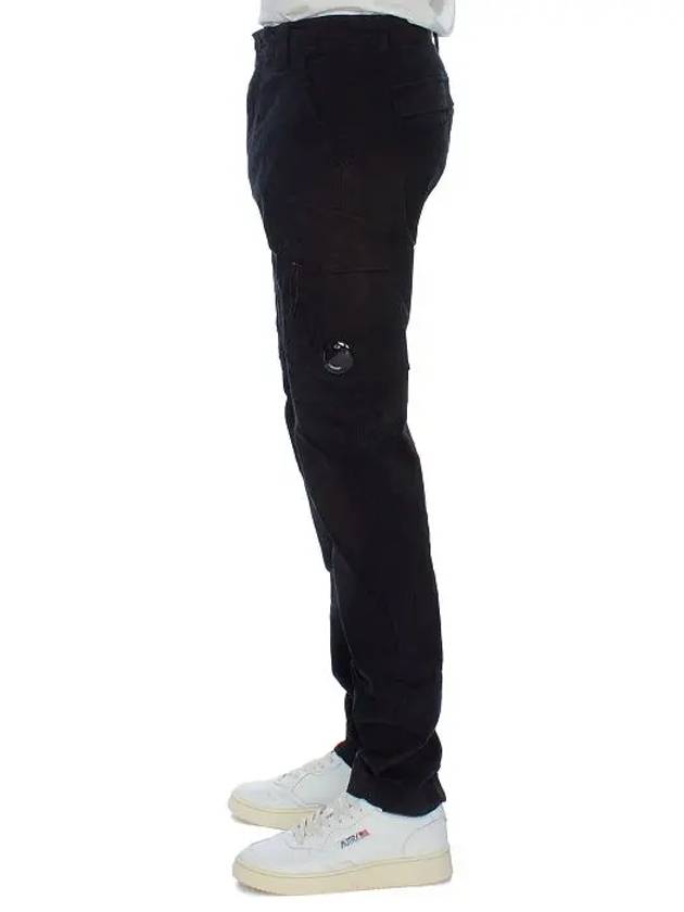 Lens Wappen Straight Pants Black - CP COMPANY - BALAAN 5